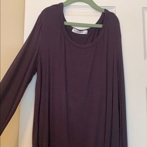 Grey long Sleeve Top